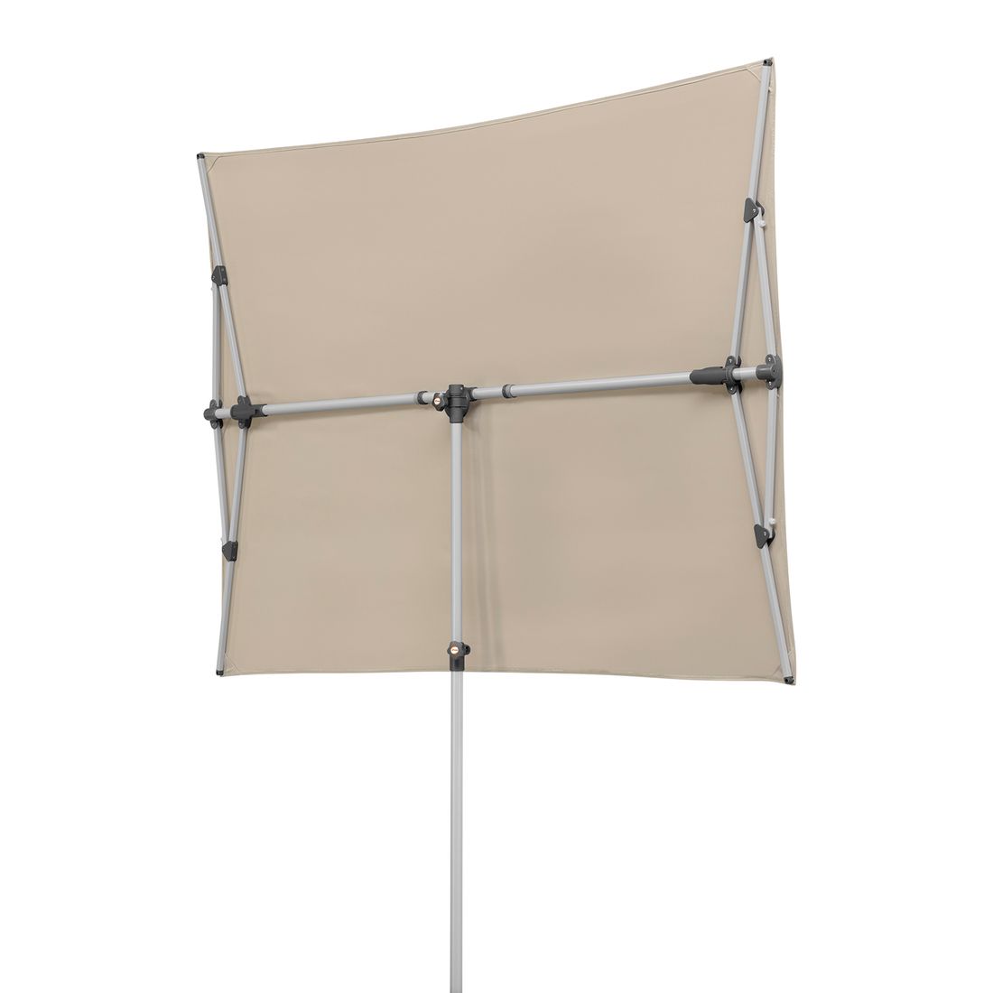 Balkongparasoll Novara 190x140 cm natur polyester - Schneider