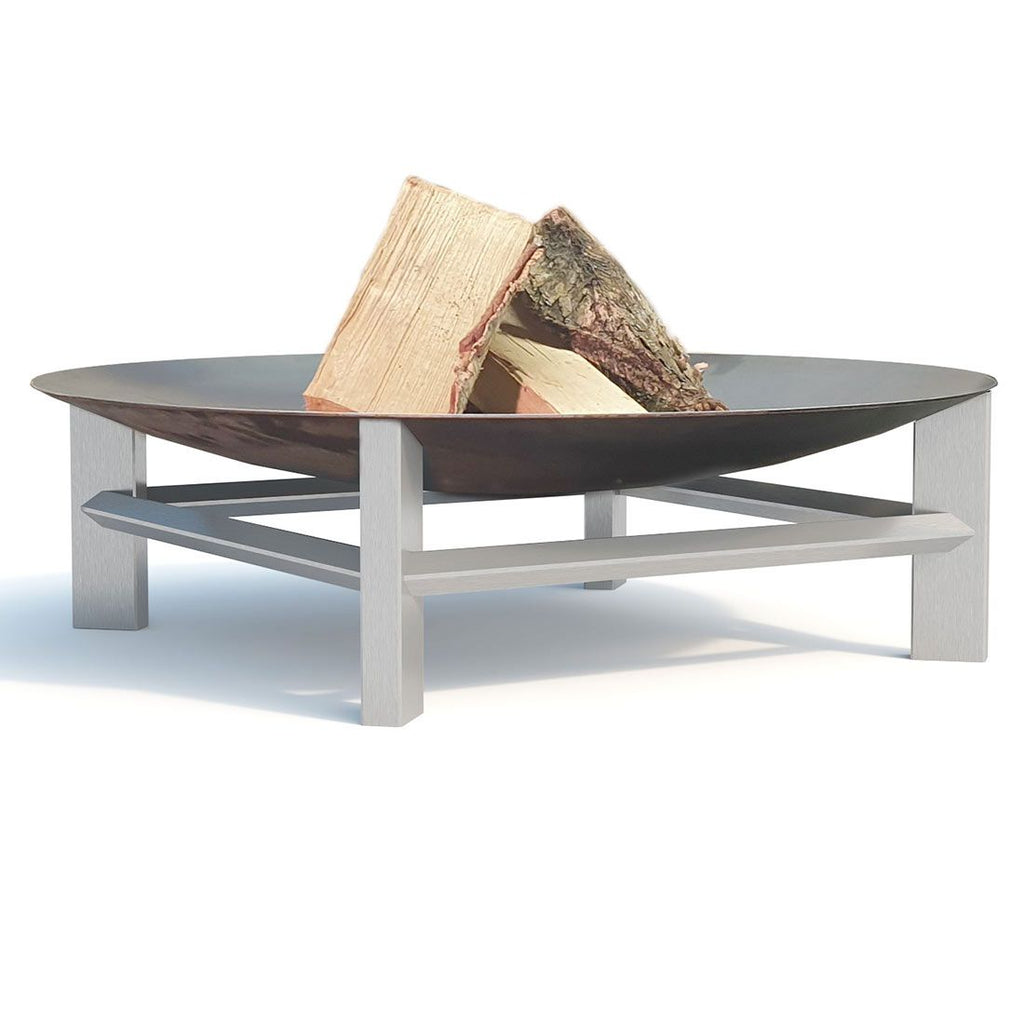 Bålpanne Alpha Super XXL rustfritt stål bakside