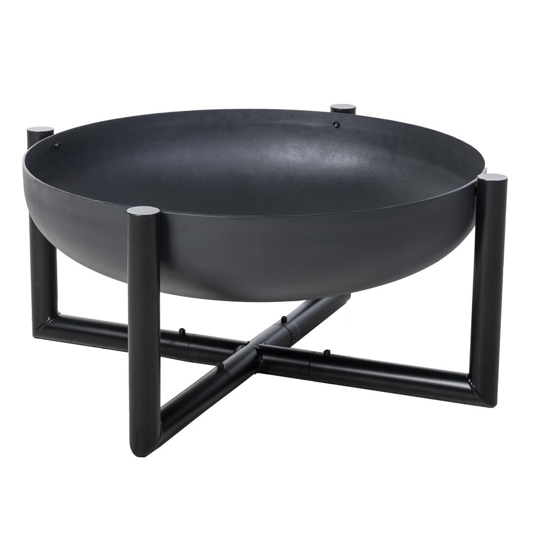 Bålpanne Basic Ø60cm stål svart forfra