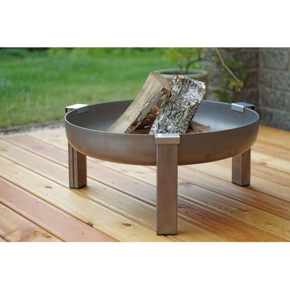 Bålpanne Basic Design stål Ø63 cm detalj av metall