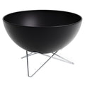 Bålpanne BOWL 70 med stjernefot rustfritt stål Ø70 cm for utebruk