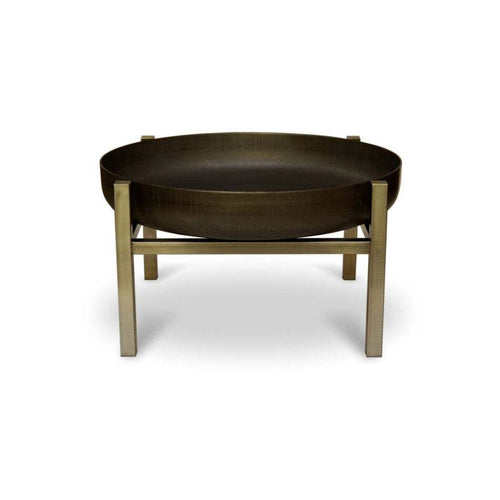 Bålpanne Cube råstål Ø63 cm - SvenskaV bakside