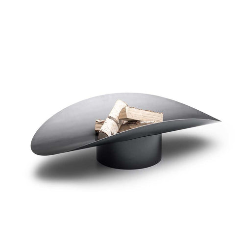 Bålpanne ELLIPSE cortenstål 110x36 cm forfra