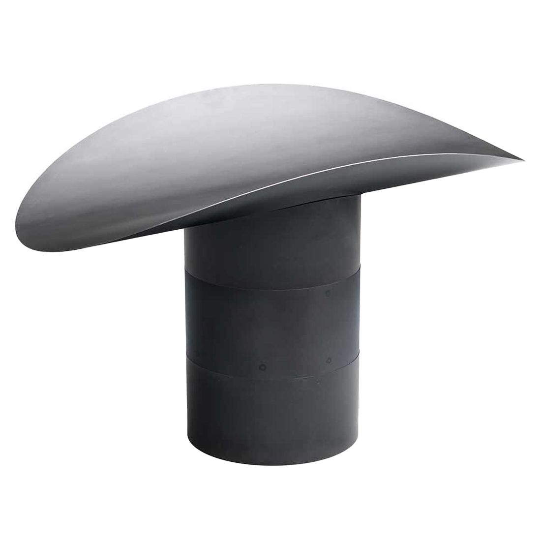 Detalj av Bålpanne ELLIPSE fot cortenstål Ø35 cm - höfats
