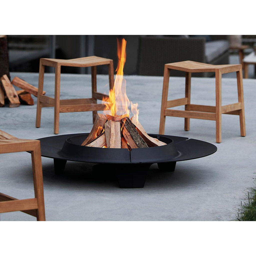 Bålpanne Ember Ø108 cm støpejern svart - Cane-line bakside