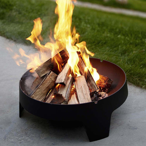 Bålpanne Ember Ø60 cm støpejern svart bakside