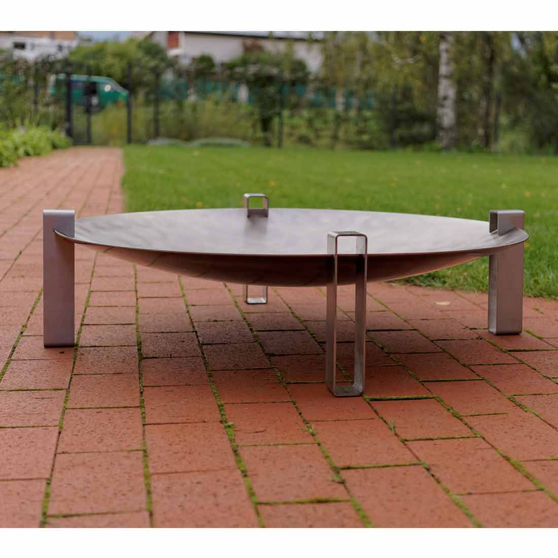 Bålpanne Space rustfritt stål Ø80 cm detalj