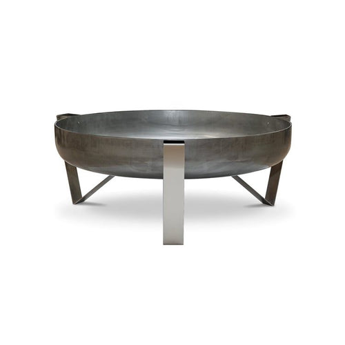 Bålpanne VOMA Ø63 cm rustfritt stål og råstål bakside