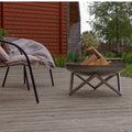 Bålpanne Z Design Ø79 cm rustfritt stål forfra