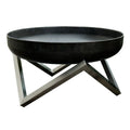 Bålpanne Z Design rustfritt stål/råstål Ø63 cm utendørs