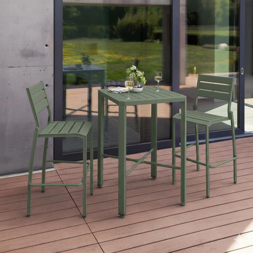 Barkrakk ute Latitude aluminium stabelbar 74 cm - Kettler bakside