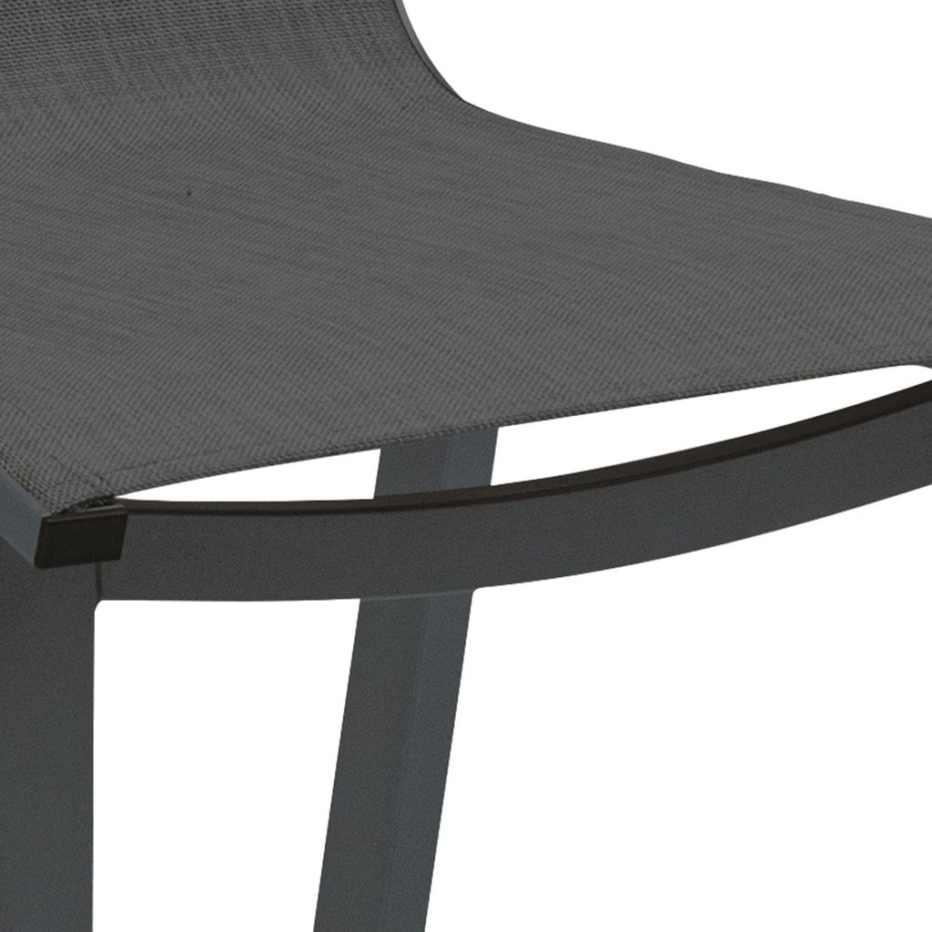 Barkrakk ute Rasmus aluminium/textilen antrasitt sideprofil