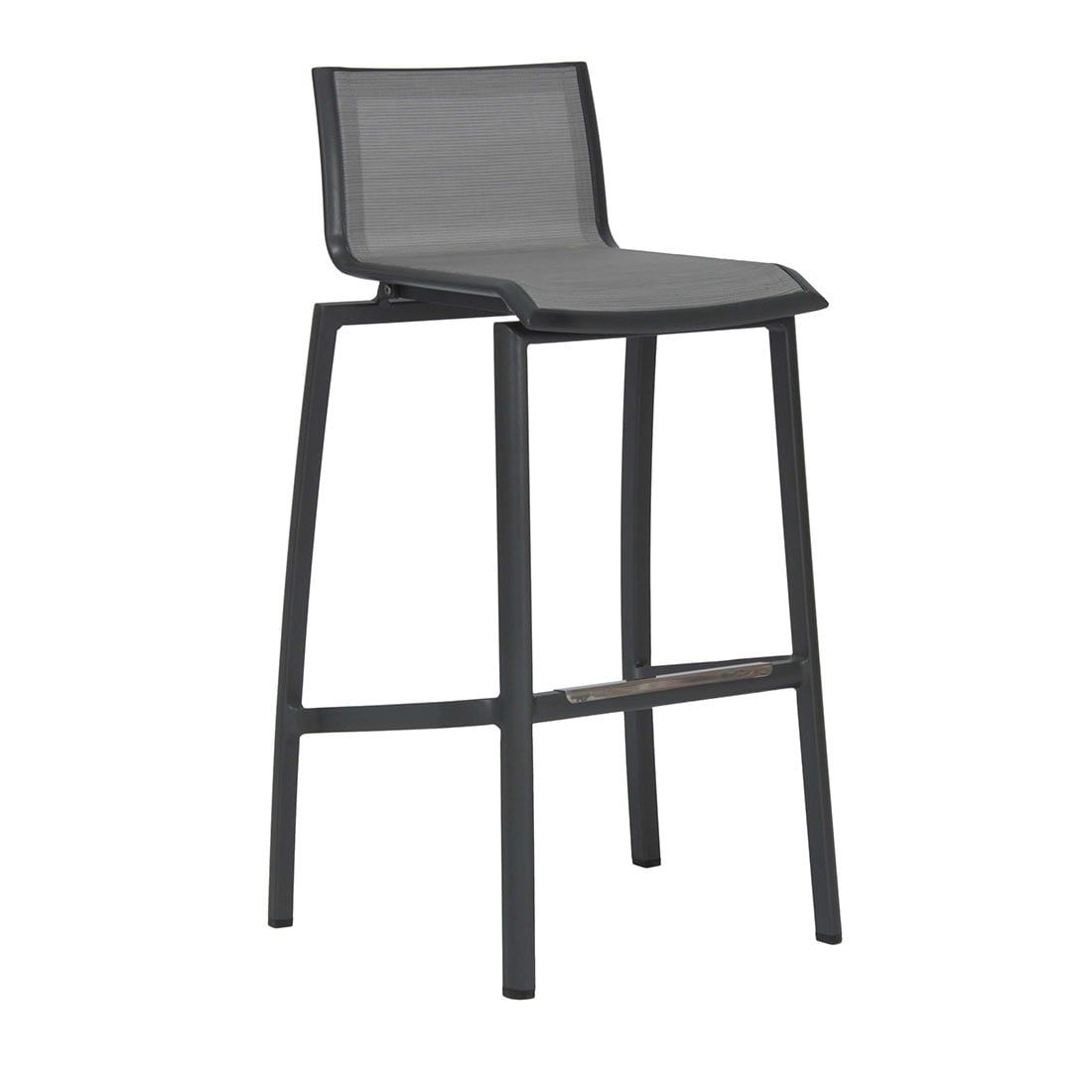 Barkrakk ute Allround aluminium/textilen stabelbar - Stern forfra