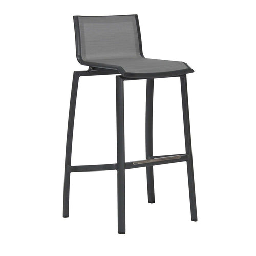 Barkrakk ute Allround aluminium/textilen stabelbar - Stern forfra