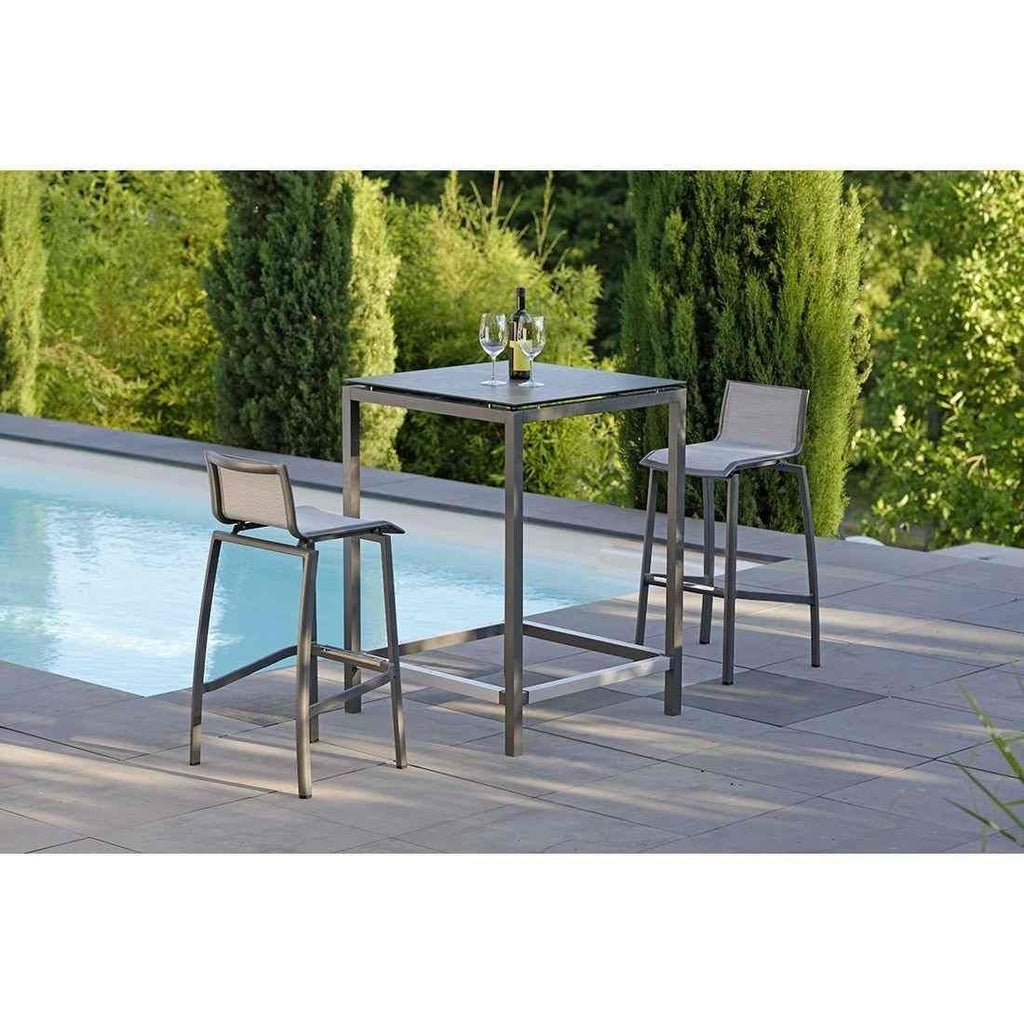 Barkrakk ute Allround aluminium/textilen stabelbar - Stern bakside