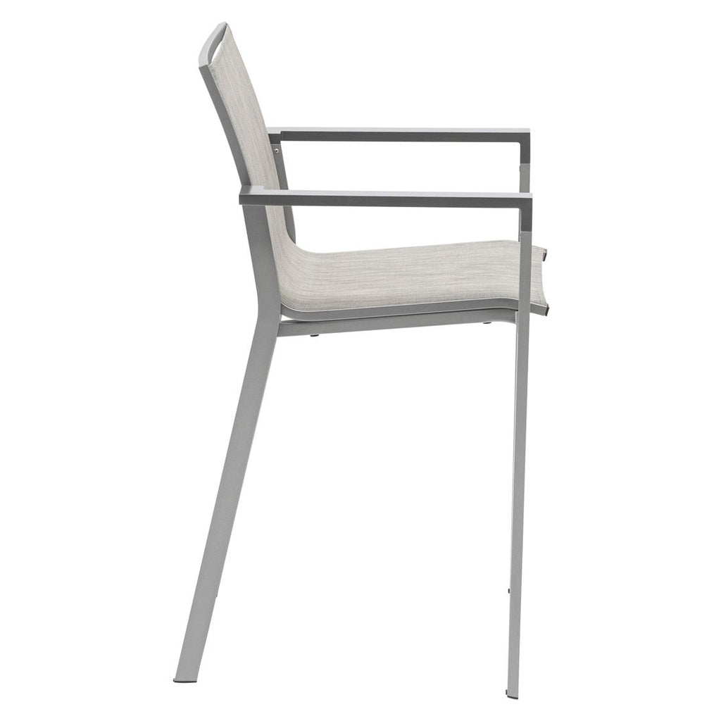 Montert Barkrakk ute Rasmus aluminium/textilen, stabelbar - Kettler i hagemiljø