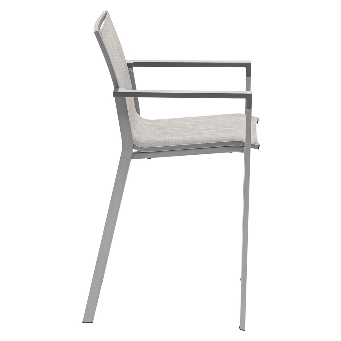 Montert Barkrakk ute Rasmus aluminium/textilen, stabelbar - Kettler i hagemiljø