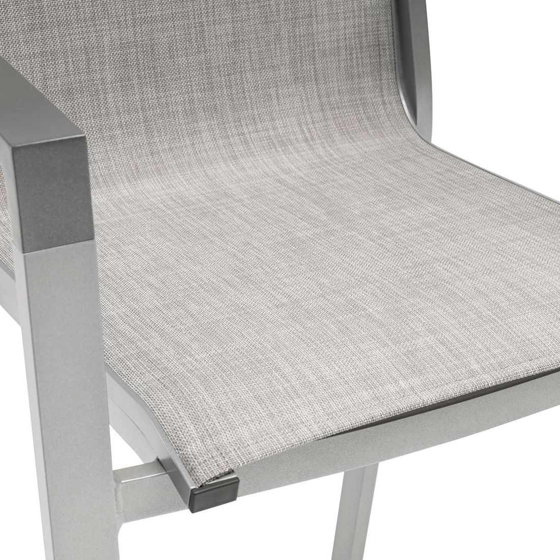 Visning av tekstilene materiale på Barkrakk ute Rasmus aluminium/textilen, stabelbar - Kettler