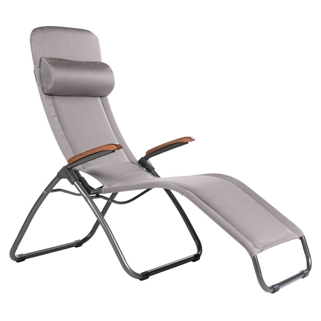 Bassengstol Brada Deluxe aluminium/olefin 68x176 cm forfra
