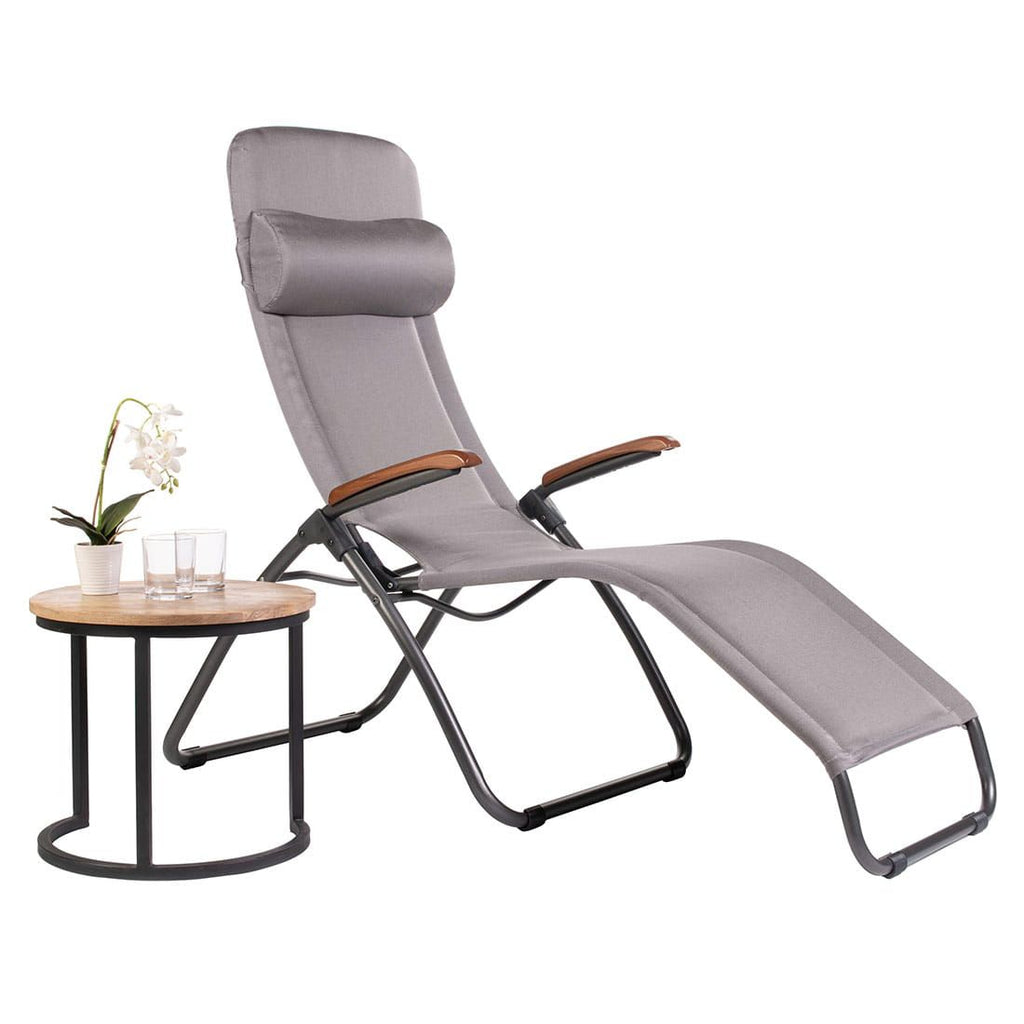 Bassengstol Brada Deluxe aluminium/olefin 68x176 cm justerbar rygg