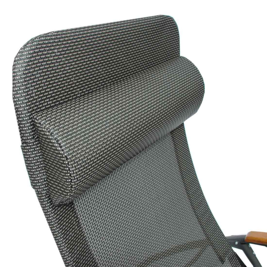 Montert Bassengstol Phoenix DV stål/textilen 68x176 cm i hage