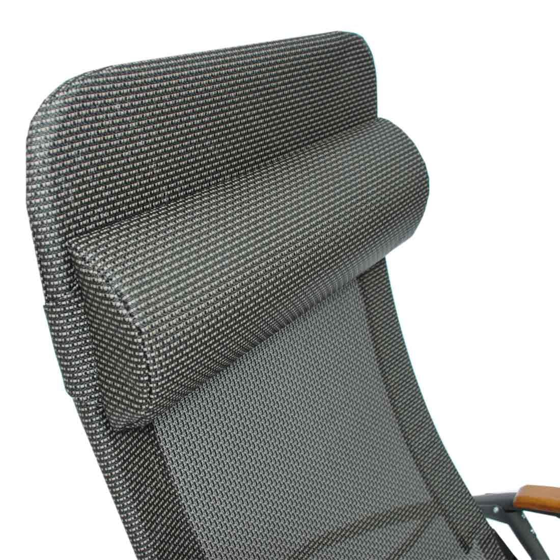 Montert Bassengstol Phoenix DV stål/textilen 68x176 cm i hage