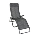 Bassengstol Phoenix Eco Superior stål/textilen 68x176 cm sett forfra