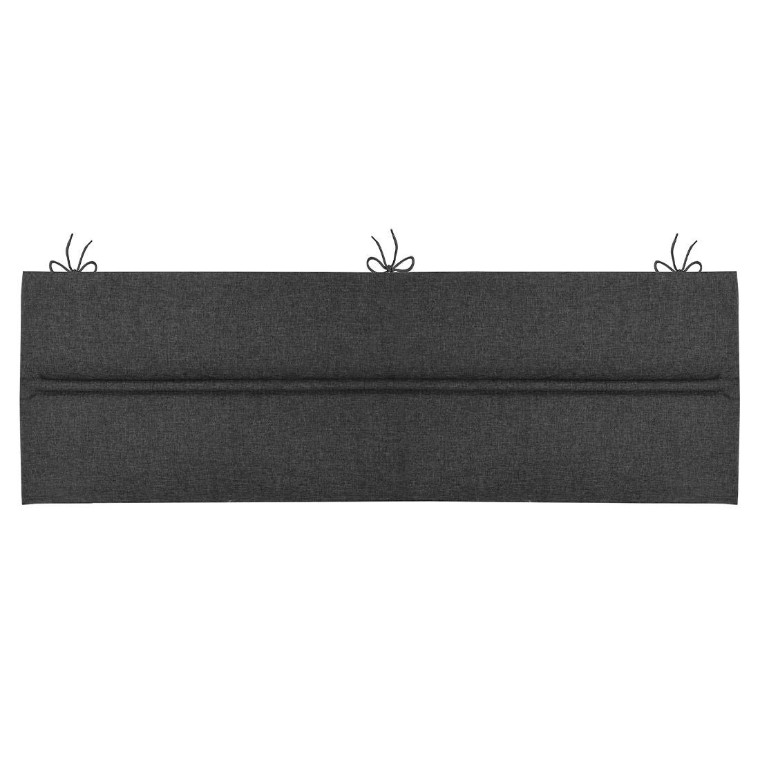 Benkepute Basic 120x48 cm grå kunstfiber bakside