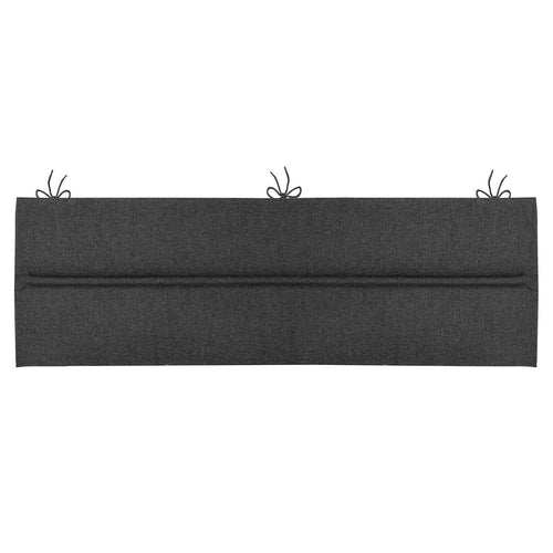 Benkepute Basic 120x48 cm grå kunstfiber bakside
