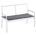 Benkepute Diamond 120x50 cm antrasitt polyester forfra