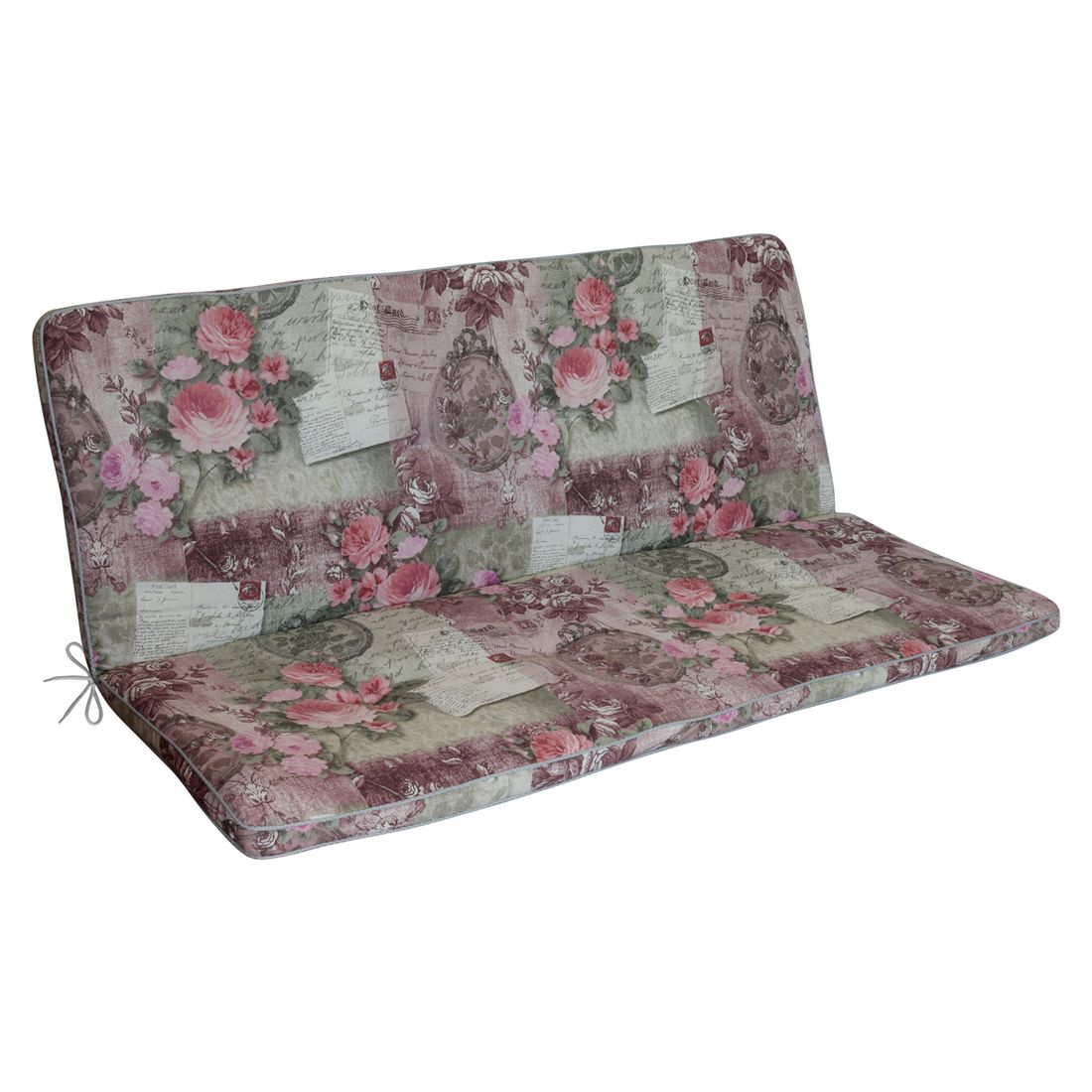 Benkepute Excelsior blandingsstoff 139x100 cm rosa forfra