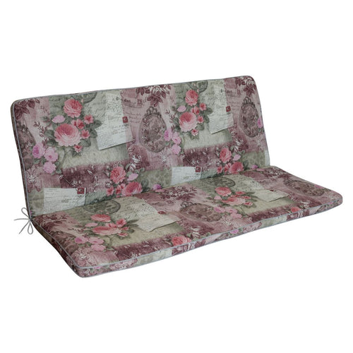 Benkepute Excelsior blandingsstoff 139x100 cm rosa forfra