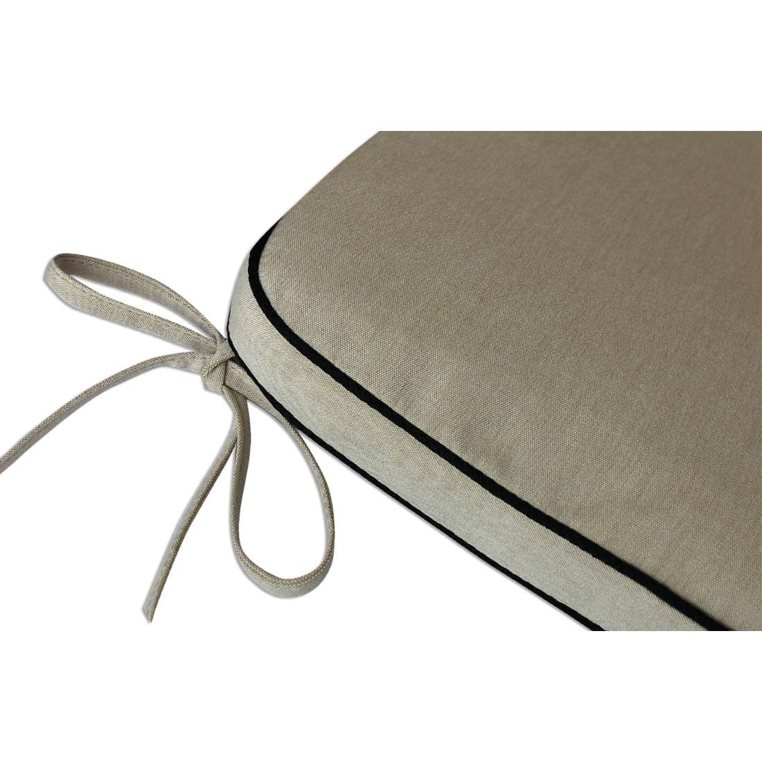 Benkepute Romeo 109x42 cm Dralon natur bakside