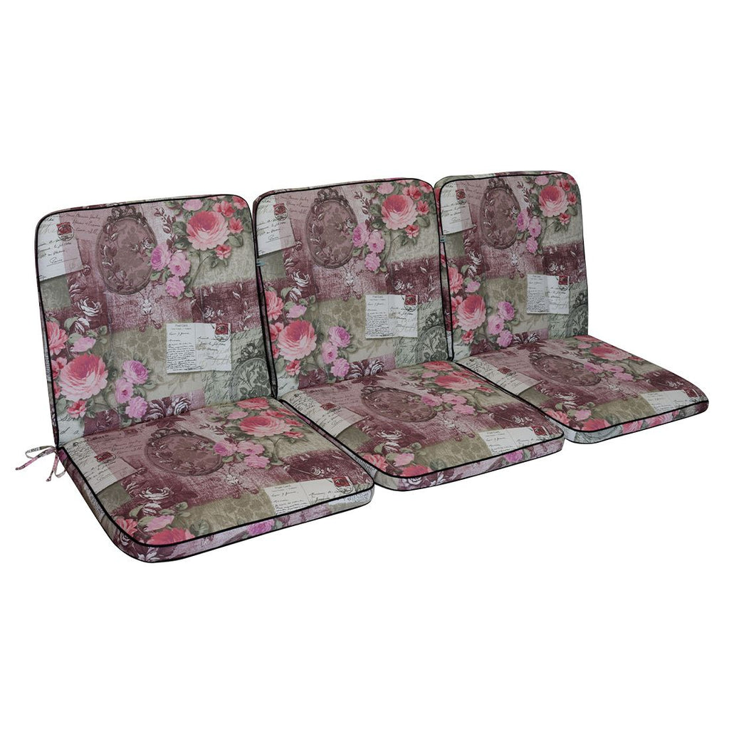 Benkepute Romeo 162x97 cm bomull polyester rosa forfra
