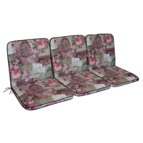 Benkepute Romeo 162x97 cm bomull polyester rosa forfra