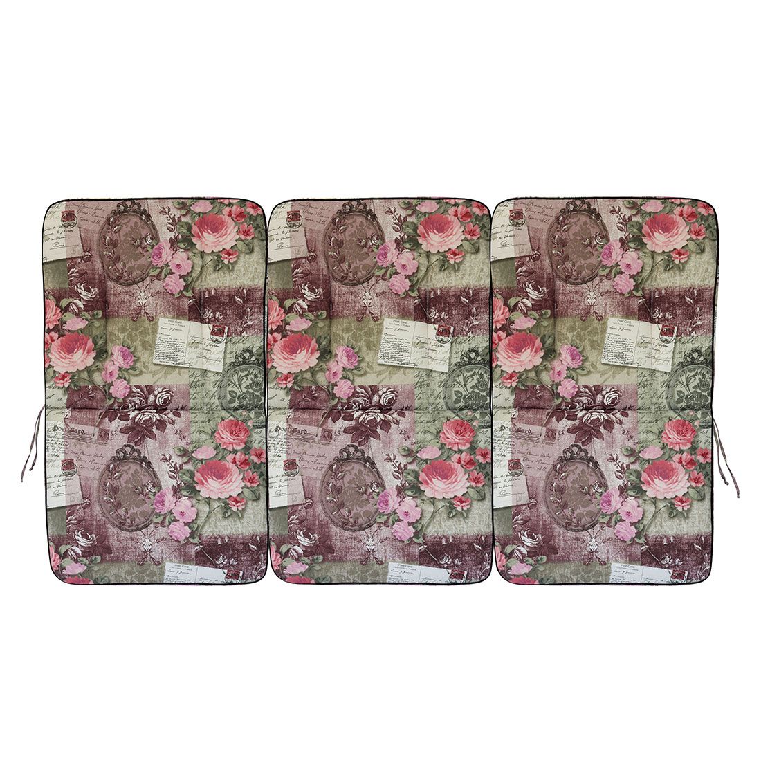 Benkepute Romeo 162x97 cm bomull polyester rosa bakside