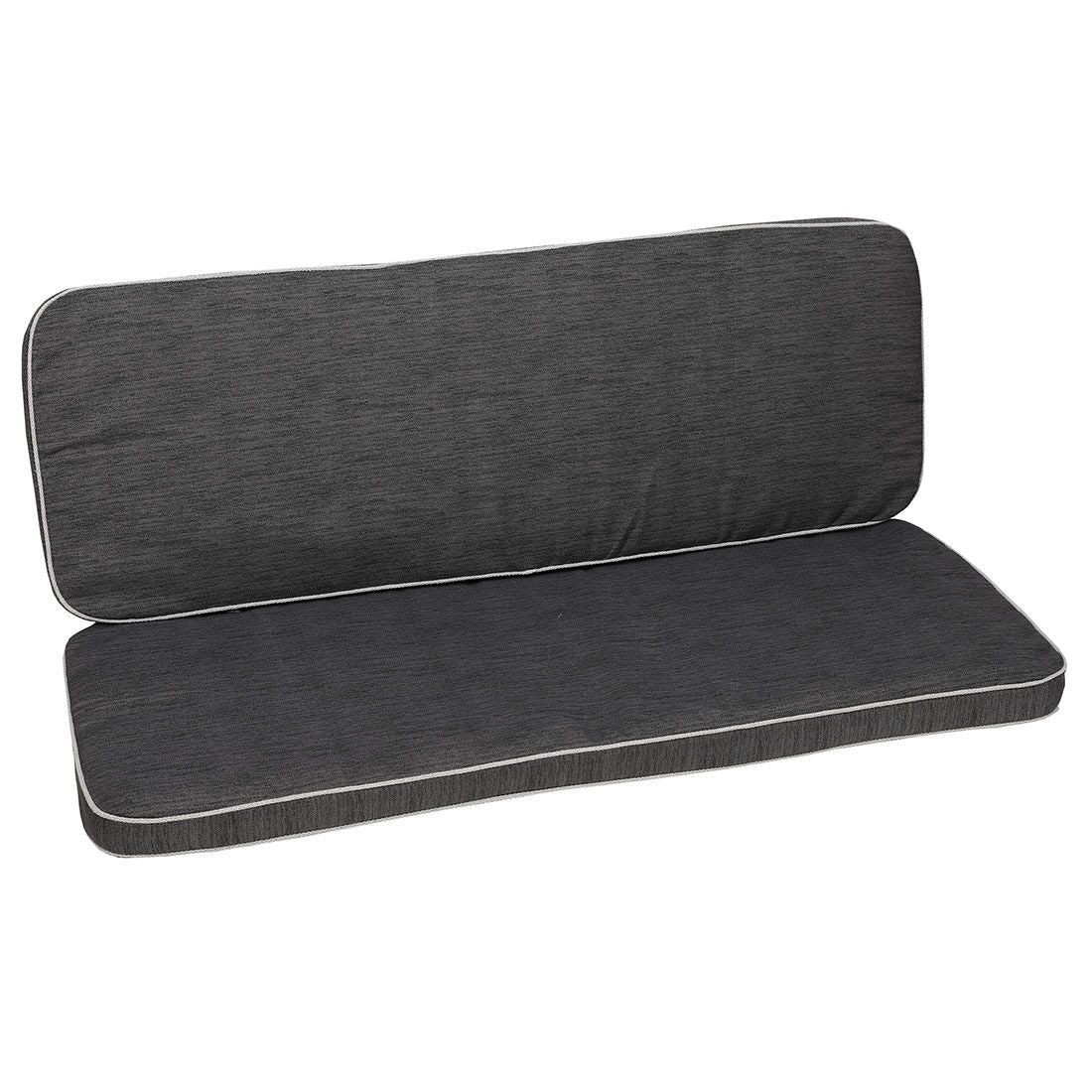 Benkepute Romeo 2-seter 109x42 cm antrasitt forfra
