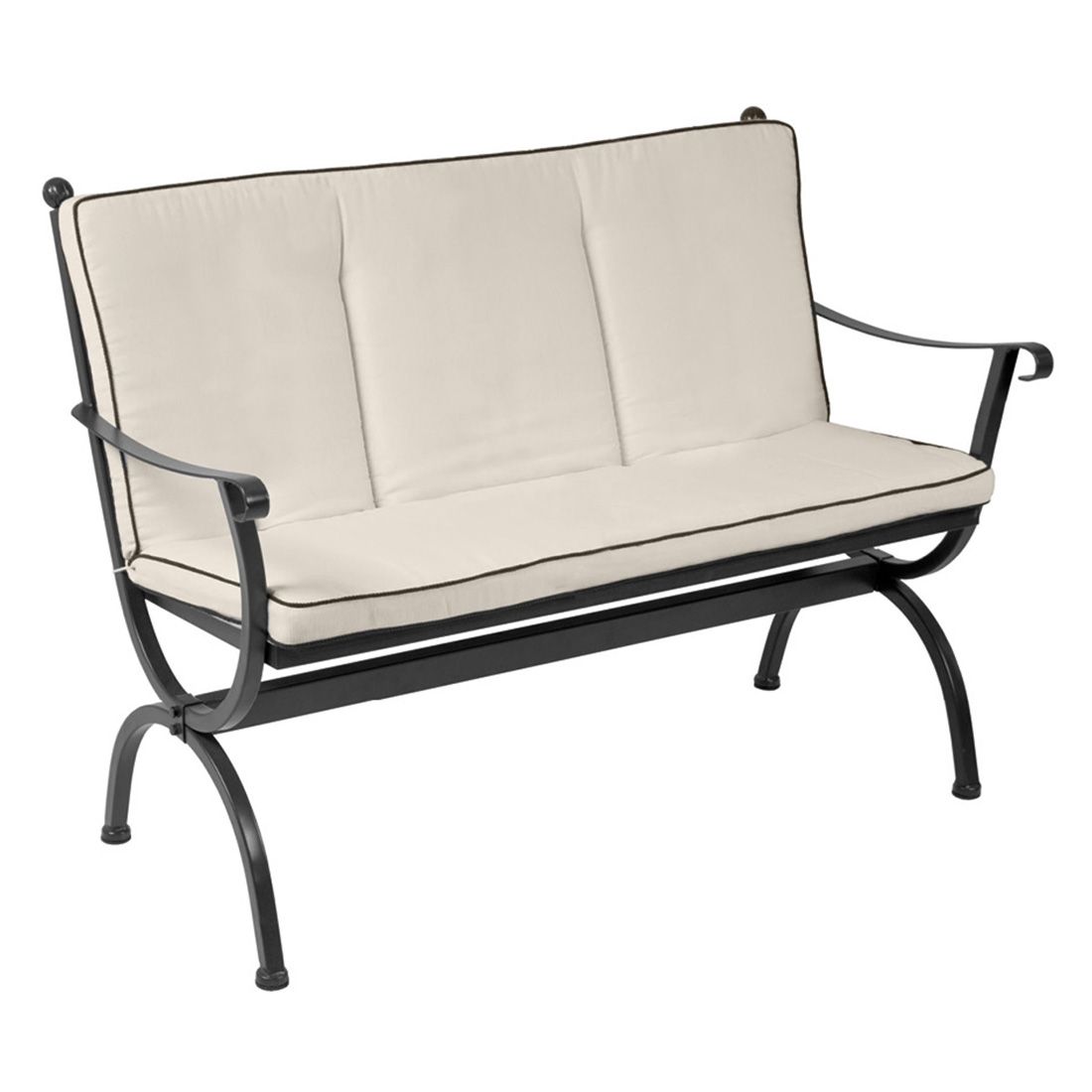 Benkepute Romeo 2-seter 110x85 cm bomull/polyester nærbilde