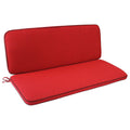 Benkepute Romeo 2-seter olefin 109x42 cm rød forfra