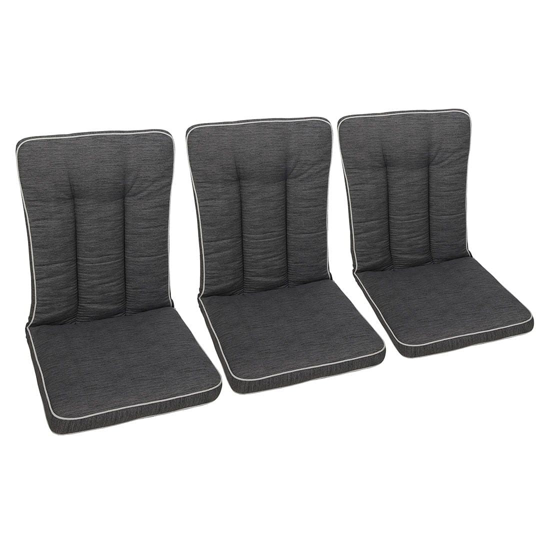 Benkepute Romeo Elegance 3-seter 97x54 cm antrasitt forfra