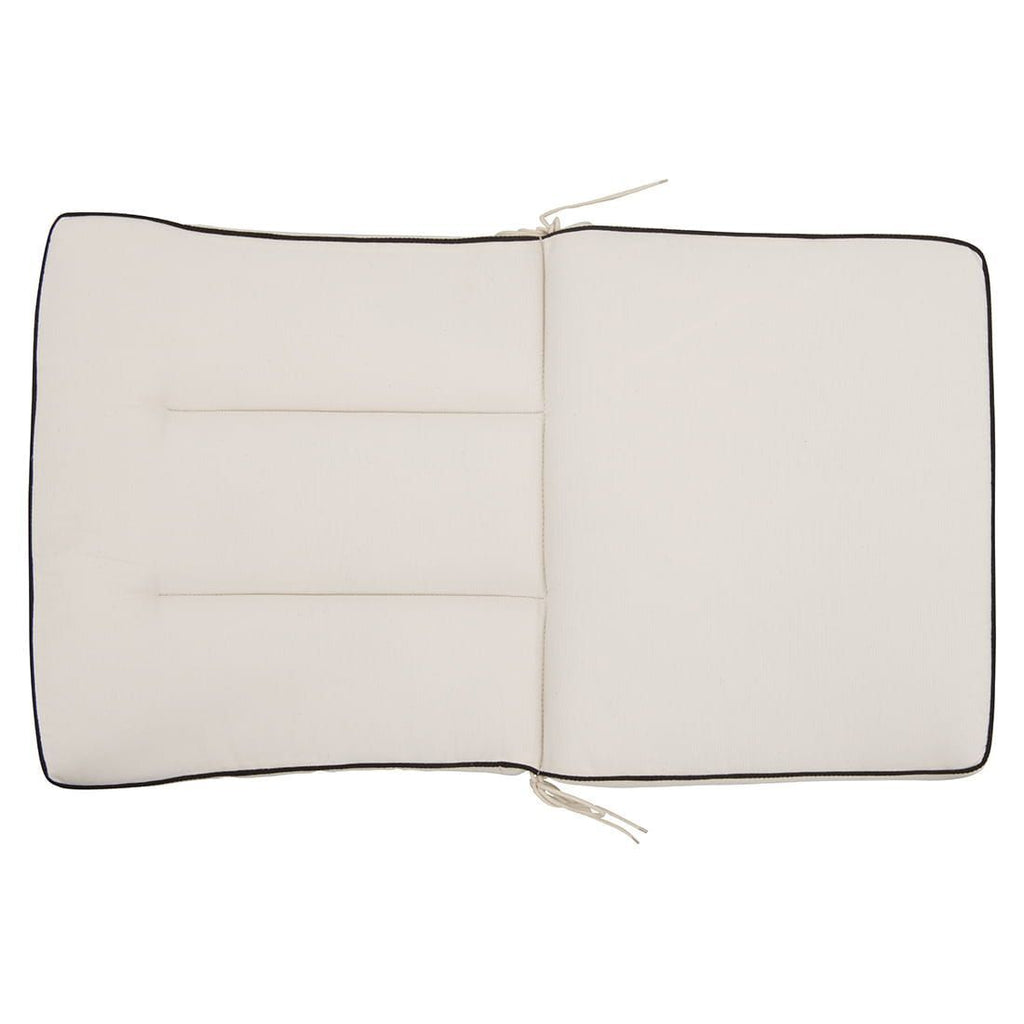Montert Benkepute Romeo loungebenk 165x95 cm bomull natur på hagebenk