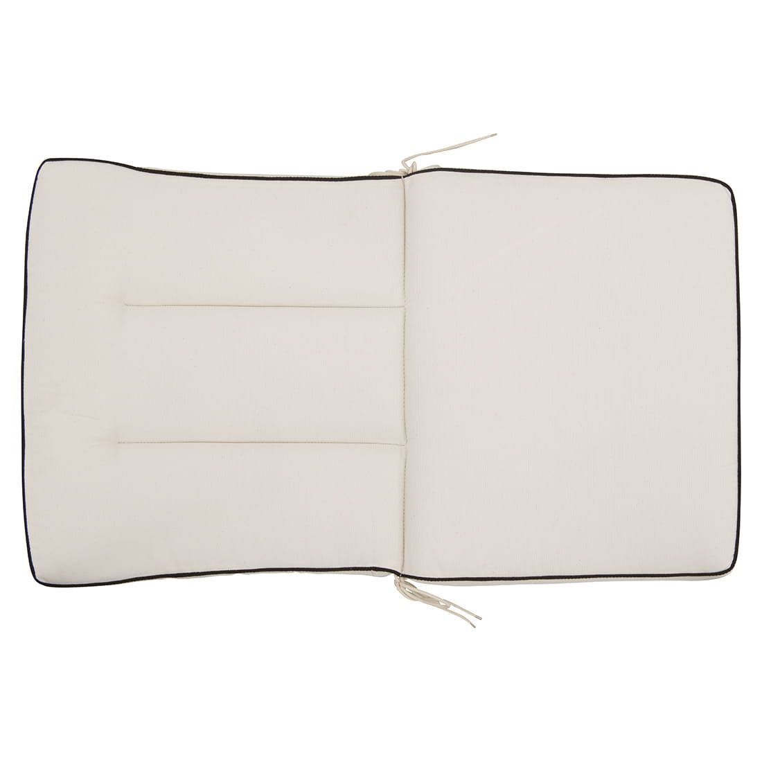 Montert Benkepute Romeo loungebenk 165x95 cm bomull natur på hagebenk