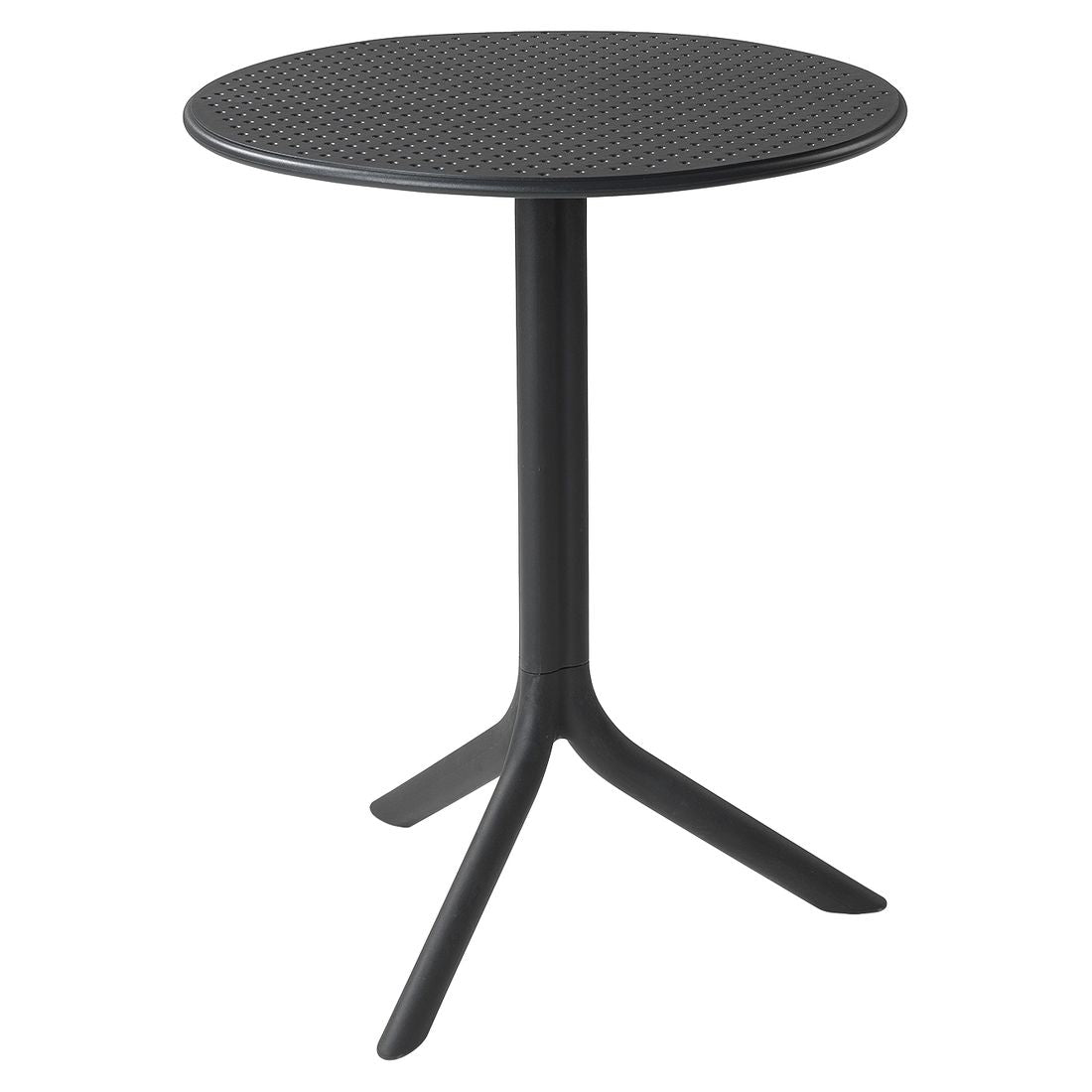 Montert Bistrosett Bora 2 plasser plast Ø60,5 cm antrasitt ute