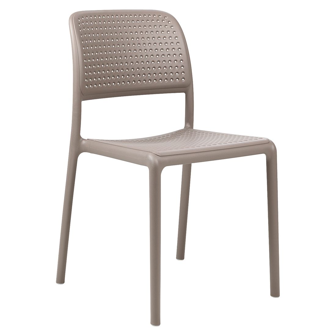 Settet Bistrosett Bora 2 plasser plast Ø60,5 cm taupe stablet