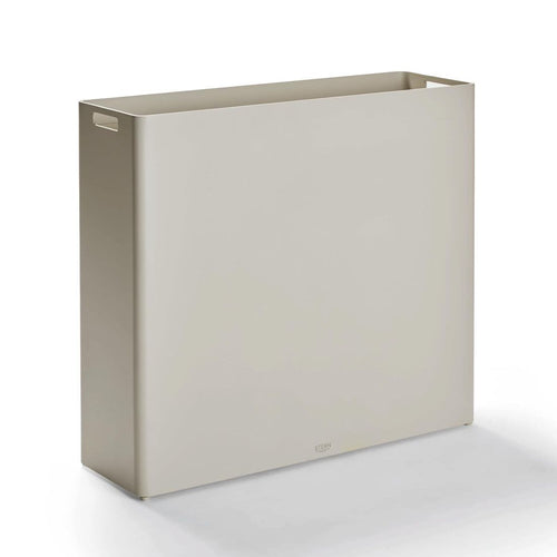 Blomsterkrukke aluminium 80x25x70 cm greige - Stern bakside