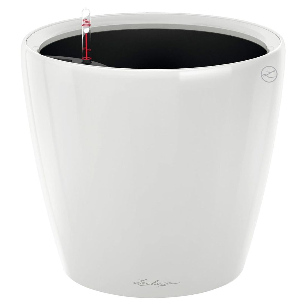 Detalj av Blomsterkrukke Classico Premium LS 28 med substrat
