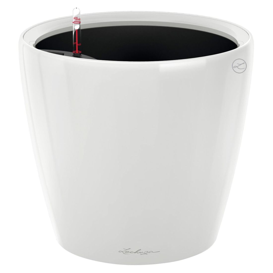 Detalj av Blomsterkrukke Classico Premium LS 28 med substrat