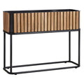 Blomsterkrukke Combine resirkulert teak/aluminium 83x62cm forfra