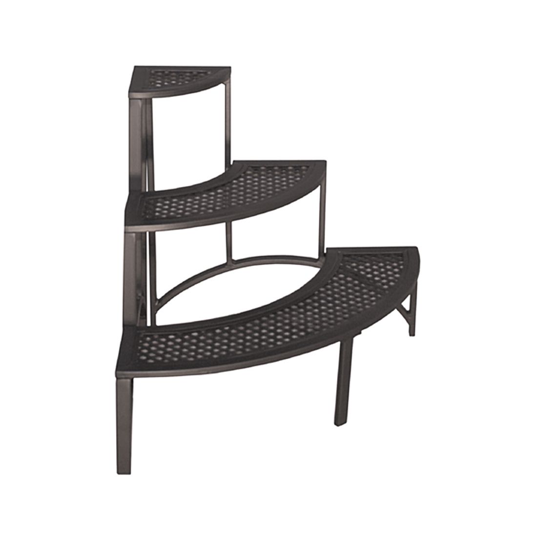 Blomstertrapp Romeo Scala rund smijern 60x60 cm sett forfra