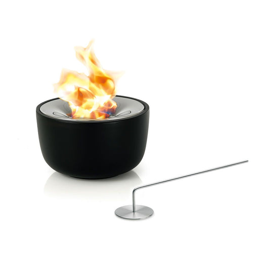 Bordild Fuoco liten rustfritt stål/keramikk Ø18 cm Blomus sett forfra